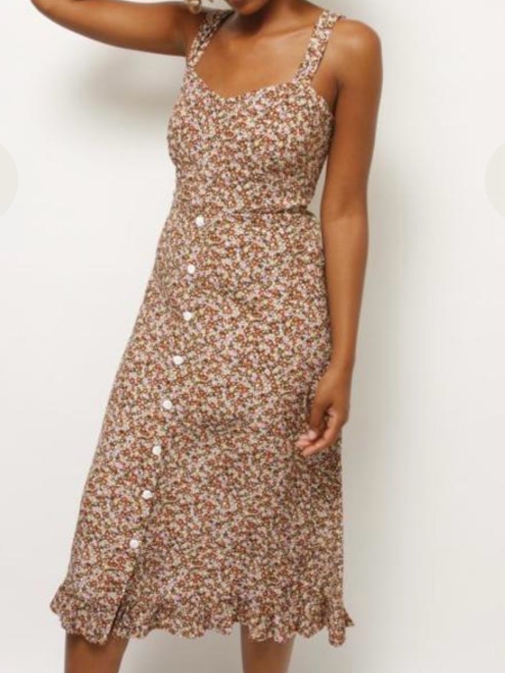 Faithful The Brand Yasmin Midi Dress size S mathiola floral - Picture 5 of 11
